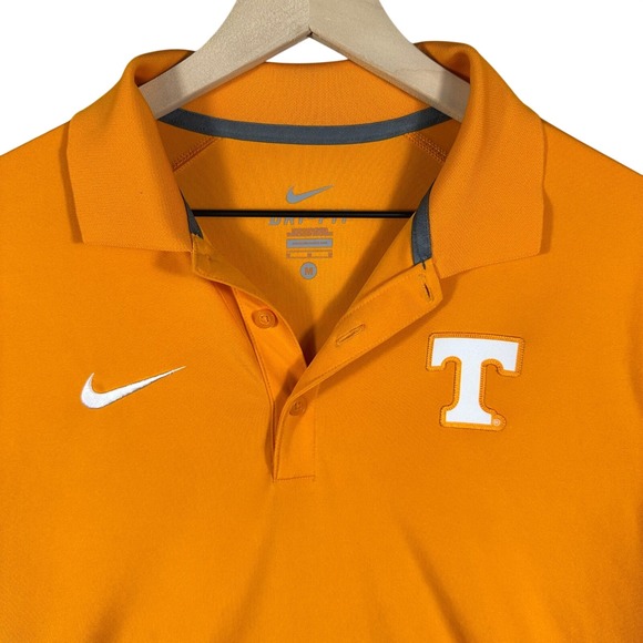 Nike Other - Nike Dri-FIT Tennessee Volunteers Polo Shirt Mens M Orange Short Sleeve NCAA